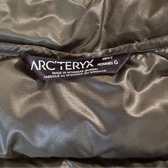 Arcteryx Thorium Down Jacket Men’s Large No Hood - See Photos For Imperfections - Picture 13 of 16